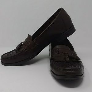 Hill & Archer Men's Leather Tassel Loafers